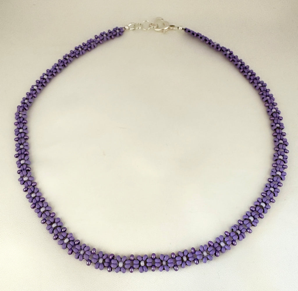 Lilac Blooms Necklace