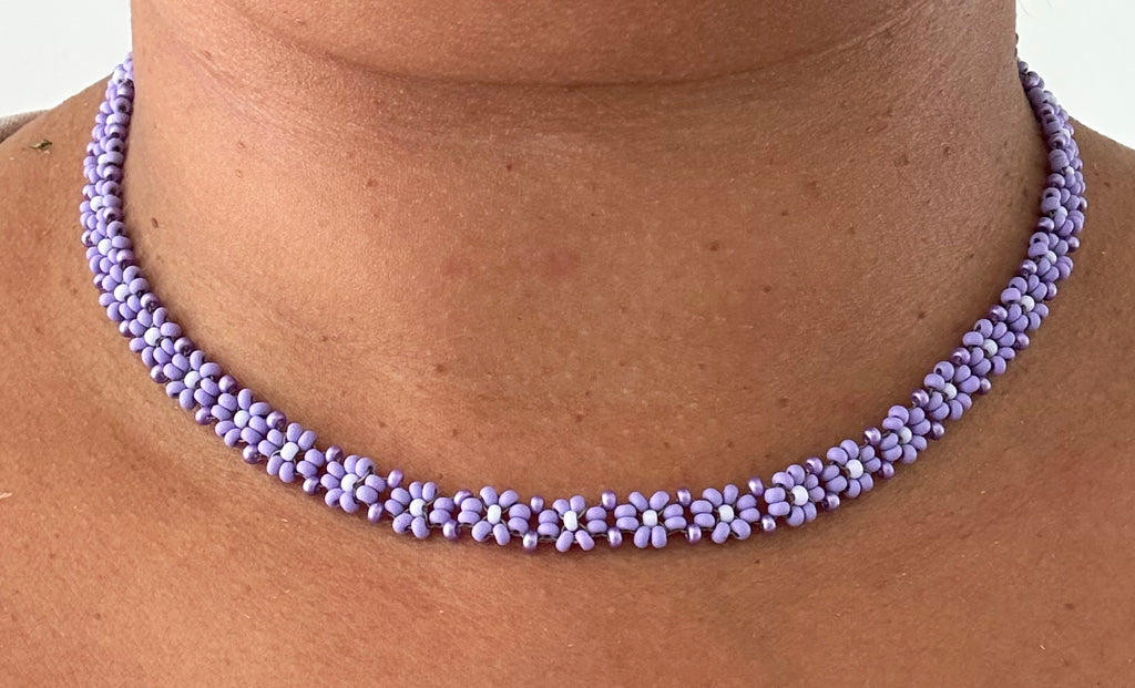 Lilac Blooms Necklace