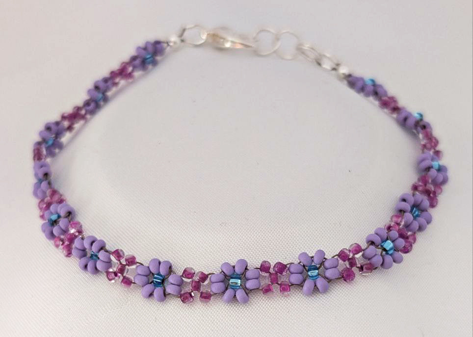 Purple Velvet Bracelet