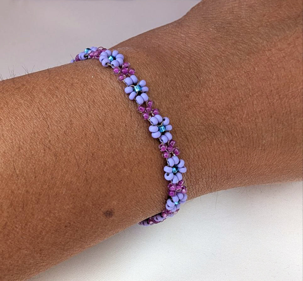 Purple Velvet Bracelet